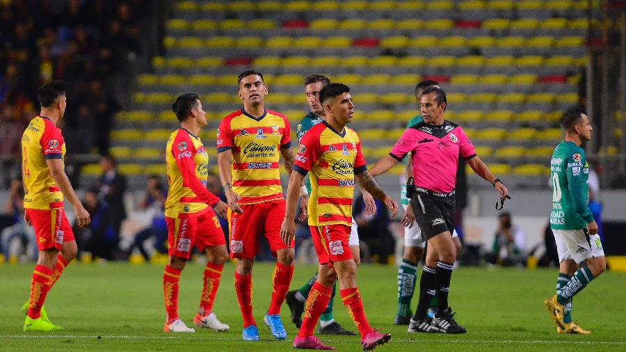 Partida entre Monarcas Morelia e León, pelo Campeonato Mexicano - Jaime Lopez/Jam Media/Getty Images