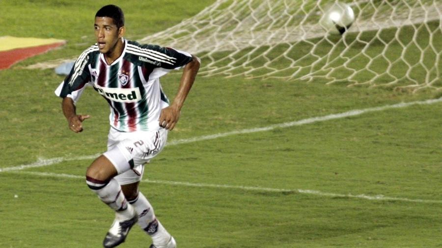 Antônio Carlos comemora gol do Fluminense na final do Carioca de 2005 - Sergio Moraes/Reuters