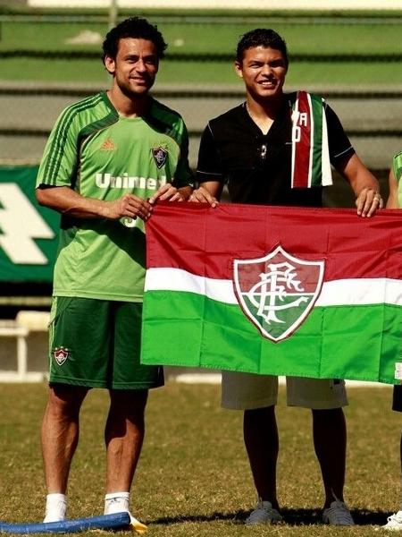 Fred e Thiago Silva poderão atuar juntos no Fluminense para delírio da torcida tricolor? - Fluminense