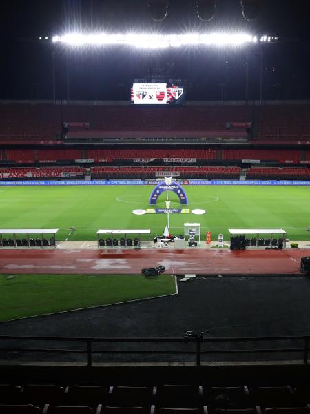 Estádio do Morumbi em São Paulo x Flamengo na última rodada do Brasileirão 2020 - REUTERS/Amanda Perobelli