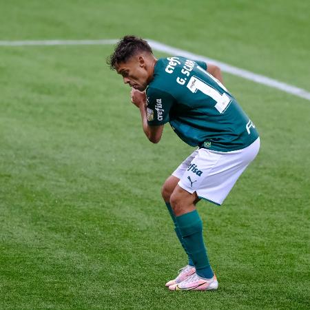 Gustavo Scarpa comemora gol contra o Bahia, pela 7ª rodada do Brasileirão - Marcello Zambrana/AGIF