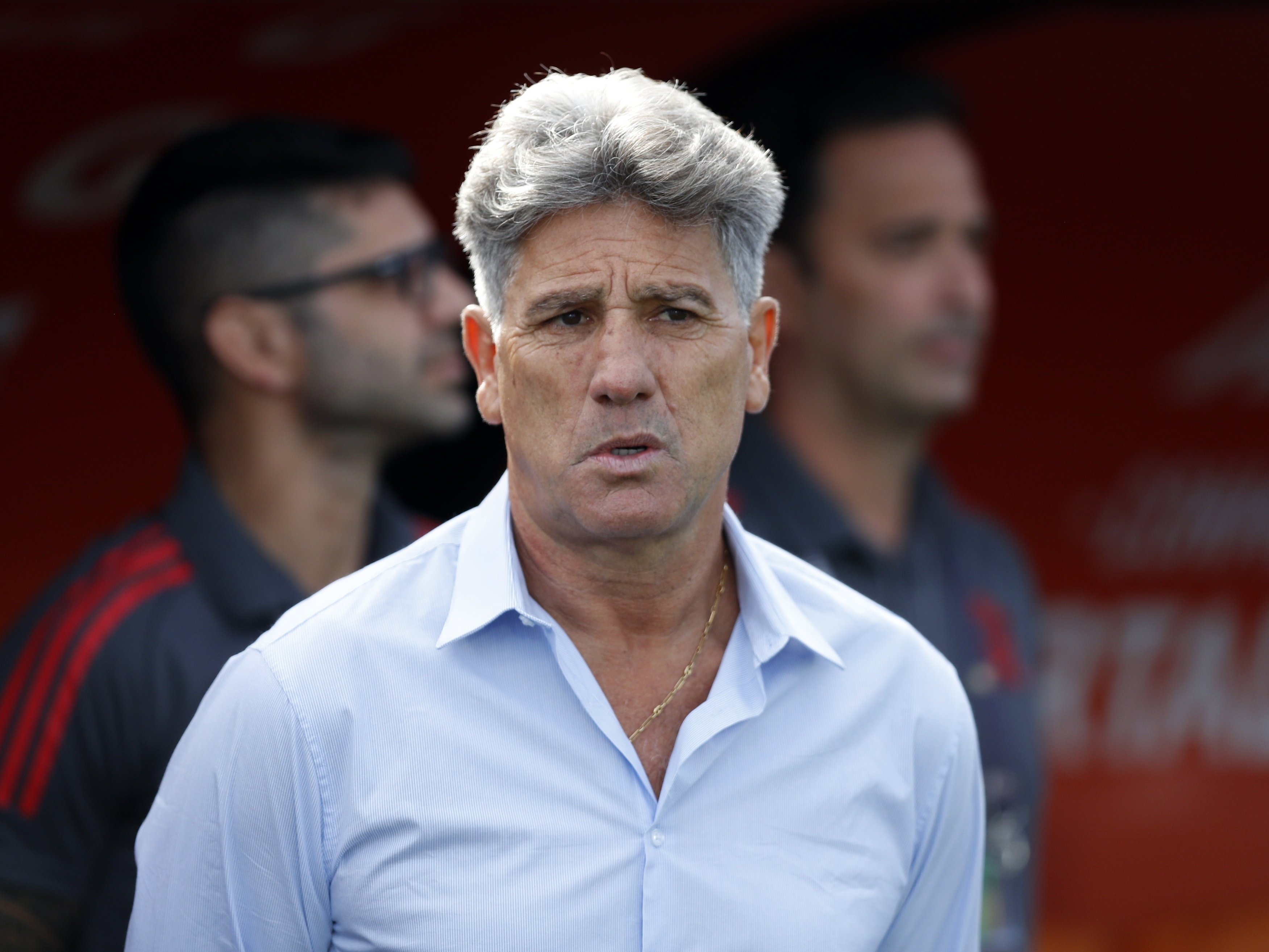 Renato Gaúcho celebra apoio da torcida do Flamengo a Isla - Esportes - R7  Futebol