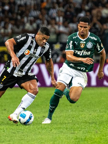 Hulk e Murilo balançaram as redes em Atlético-MG x Palmeiras, jogo válido pelas quartas de final da Libertadores - Alessandra Torres/AGIF