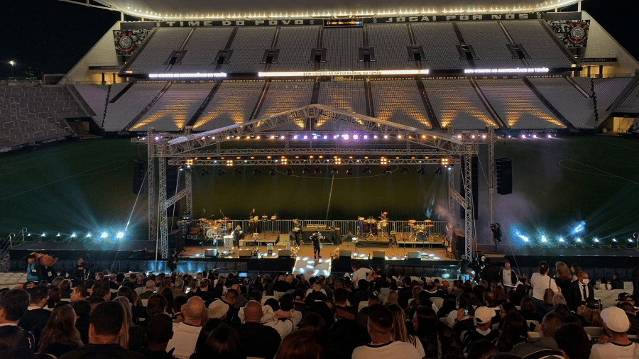 Festa de aniversário do Corinthians na Neo Química Arena, na noite de hoje (1º) - Divulgação/Corinthians