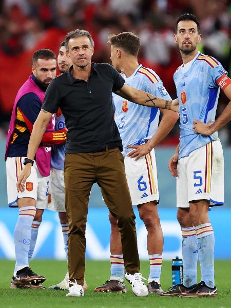 Seleção espanhola foi eliminada por Marrocos nas oitavas da Copa do Mundo - Julian Finney/Getty Images