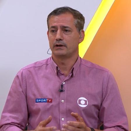 Sálvio Spinola, comentarista de arbitragem, em participação na Central do Apito - Reprodução/TV Globo