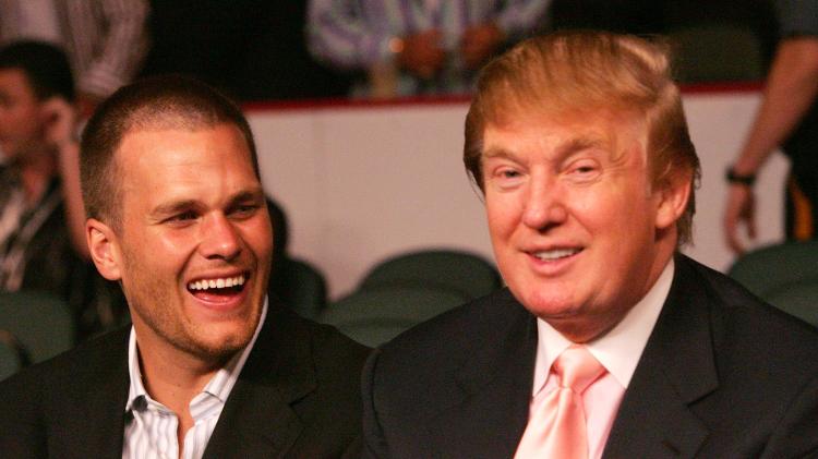 Tom Brady ao lado de Donald Trump - Donna Connor/WireImage - Donna Connor/WireImage