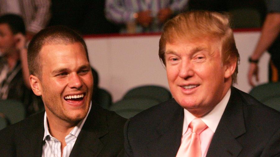 Proximidade de Brady com Trump incomoda alguns fãs de futebol americano, como o ator Daniel Radcliff - Donna Connor/WireImage