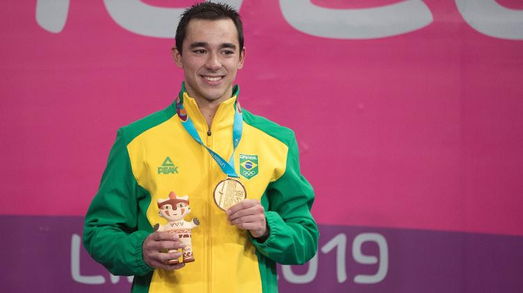 Hugo Calderano conquista bicampeonato do tênis de mesa no Pan de Lima - Jonne Roriz/COB - Jonne Roriz/COB
