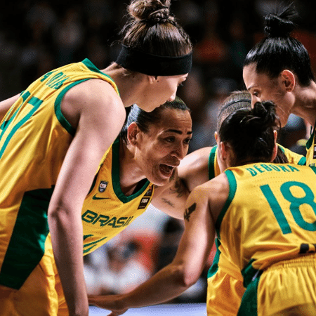 Seleção feminina de basquete disputa o Pré-Olímpico - Divulgação CBB