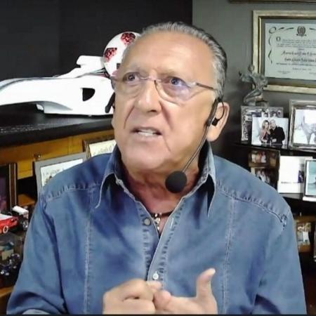 Galvão Bueno, narrador do Grupo Globo - Reprodução/SporTV