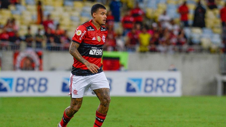 Kenedy em ação pelo Flamengo diante do Bahia - Marcelo Cortes/CRF