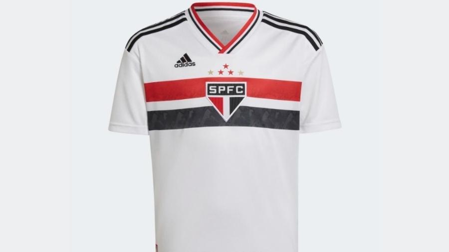 Nova camisa do São Paulo para a temporada 2022 - Reprodução
