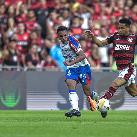 Fortaleza e Flamengo se enfrentam pela 28ª rodada do Campeonato Brasileiro -  Thiago Ribeiro/AGIF