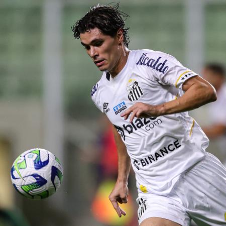 Dodô em ação com a camisa do Santos