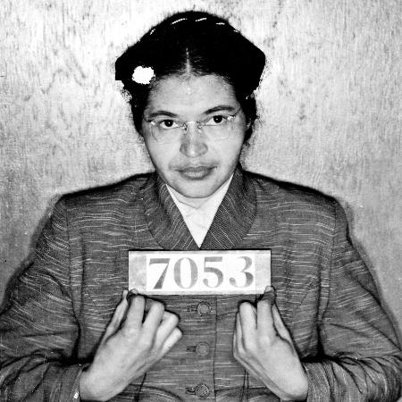 A ativista Rosa Parks