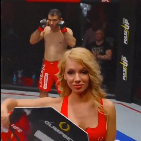 Ali Heibati chutou Maria Andrianova antes de luta no MMA; ele acabou punido - Reprodução