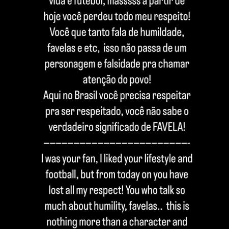 Rafa Silva, do Mirassol, detona Memphis Depay, do Corinthians, em suas redes sociais Rafa Silva, do Mirassol, detona Memphis Depay, do Corinthians, em suas redes sociais