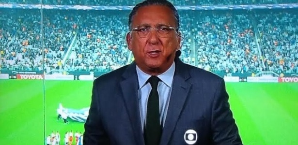 Galvão Bueno, locutor oficial do futebol na Globo  - Reprodução/TV Globo