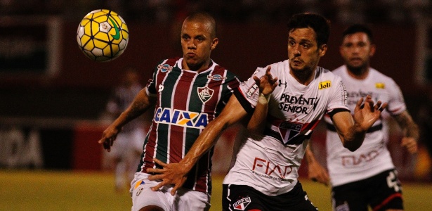 Rodrigo Caio fez gol contra o Fluminense - NELSON PEREZ/FLUMINENSE F.C.
