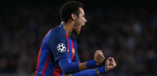 Neymar foi o grande destaque da virada histórica do Barça sobre o PSG - Sergio Perez/Reuters