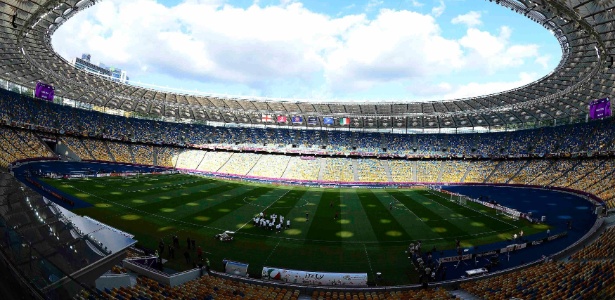 Estádio Olímpico de Kiev, palco da final da Liga dos Campeões em 2018 - Nigel Roddis/Reuters
