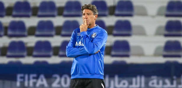 Renato Gaúcho, treinador do Grêmio - LUCAS UEBEL/GREMIO FBPA