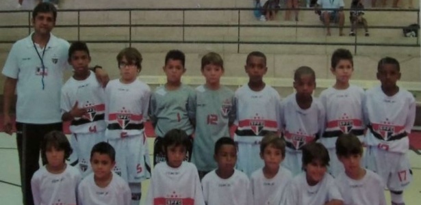 Rodrygo no São Paulo - Acervo pessoal/Lira - Acervo pessoal/Lira