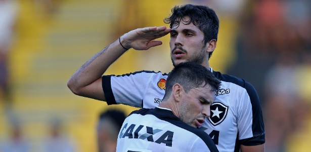 Igor Rabello comemora gol do Botafogo; Atlético-MG investe para ter o zagueiro - Vítor Silva/SSPress/Botafogo
