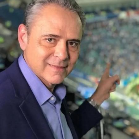 Luis Roberto, narrador da TV Globo - Reprodução/Instagram