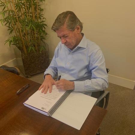 Jorge Salgado protocola candidatura no Vasco e define vice-presidentes - Reprodução