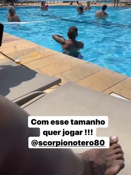 Jô e Otero em resort - Reprodução/ Instagram - Reprodução/ Instagram