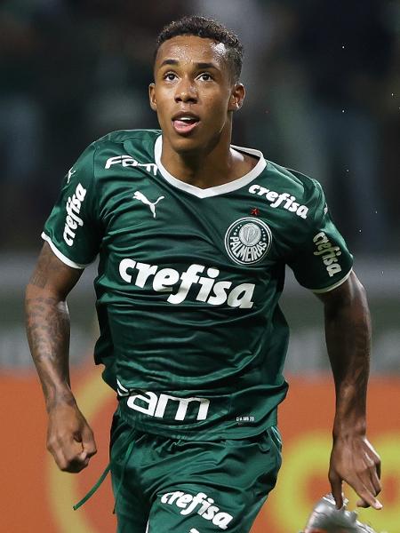 Kevin, do Palmeiras, comemora gol contra o Goiás pela Copa São Paulo - Fabio Menotti/Palmeiras