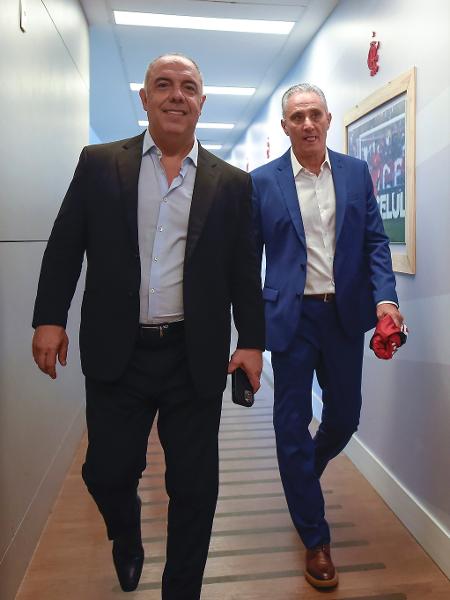 Tite e Marcos Braz 