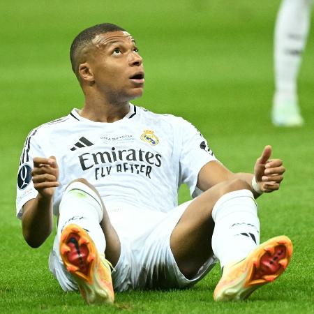 Kylian Mbappé, do Real Madrid - SERGEI GAPON/AFP