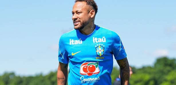 Neymar treina e deve ser rrelacionado contra a Escócia; Alisson retorna