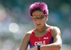 Quarentona chilena do Pan usa a cerveja na preparação para maratona - AFP PHOTO Eric FEFERBERG