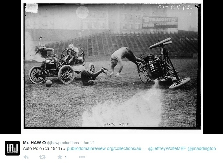 Os acidentes do autopolo - Reprodução/Twitter