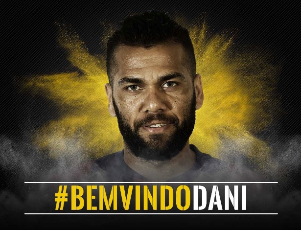 A mensagem da Juventus para Daniel Alves: "Bem vindo", em português - Divulgação 