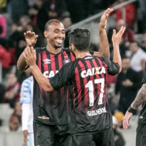 Eduardo Henrique fez dois gols na Arena da Baixada - Cleber Yamaguchi/AGIF - Cleber Yamaguchi/AGIF