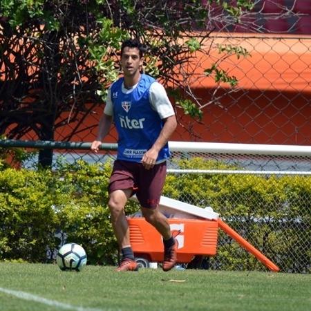 Thomaz, em treino do São Paulo - Érico Leonan/saopaulofc.net