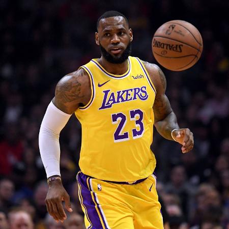 LeBron James voltou ao time do Los Angeles Lakers na partida contra o Los Angeles Clippers - Harry How/Getty Images/AFP