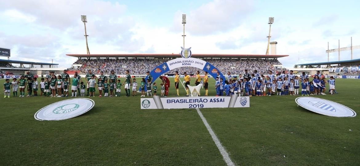 CSA x Palmeiras ocorreu em 1/5 no estádio Rei Pelé e não foi transmitido em nenhum canal de TV - Cesar Greco
