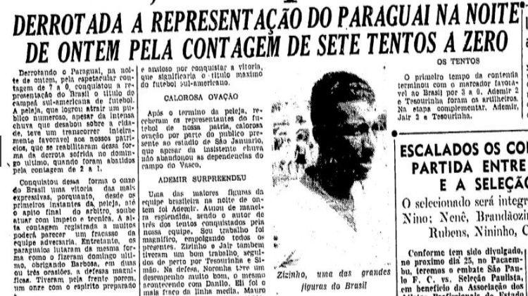 Sul-Americano 1949 - Reprodução - Reprodução