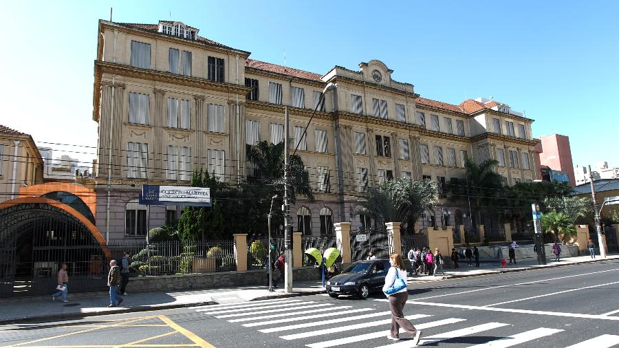 Fachada do Colegio Marista arquidiocesano, na região de Vila Mariana, zona sul de São Paulo - Rivaldo Gomes/Folhapress