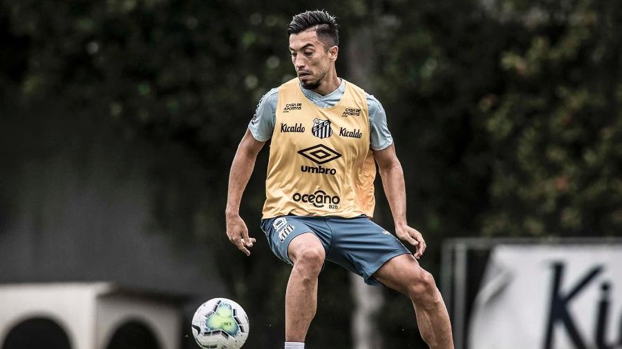A rescisão contratual do atacante Uribe com o Santos foi publicada hoje no BID - Ivan Storti/Santos FC
