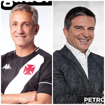 Candidatos Alexandre Campello e Leven Siano recorreram da liminar que marcou eleição do Vasco para o dia 14 - Divulgação