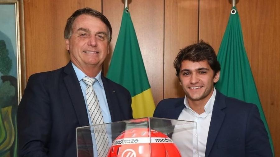 Jair Bolsonaro e Pietro Fittipalidi em Brasília - Divulgação/PR