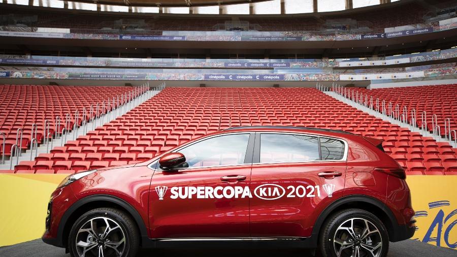 O Craque do Jogo da Supercopa Kia 2021 vai levar essa Sportage - Lucas Figueiredo/CBF