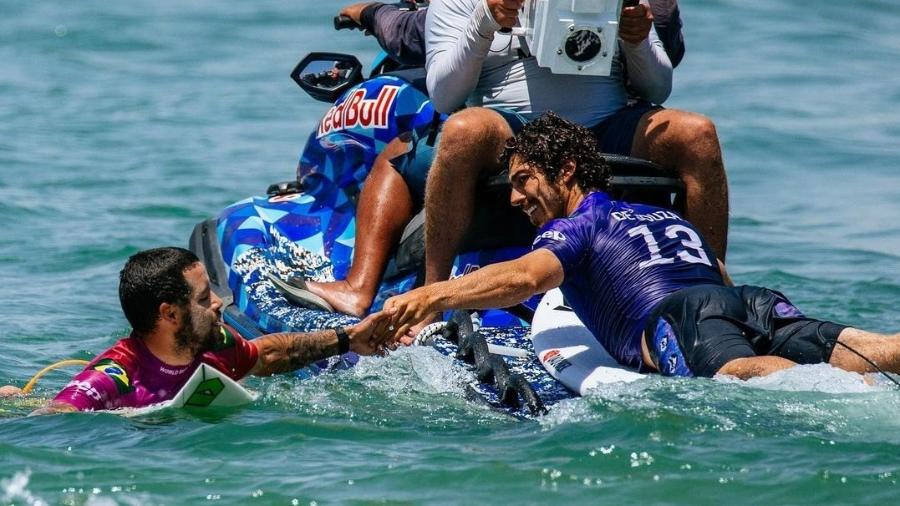 Adriano de Souza e Yago Dora no Surf Ranch - WSL